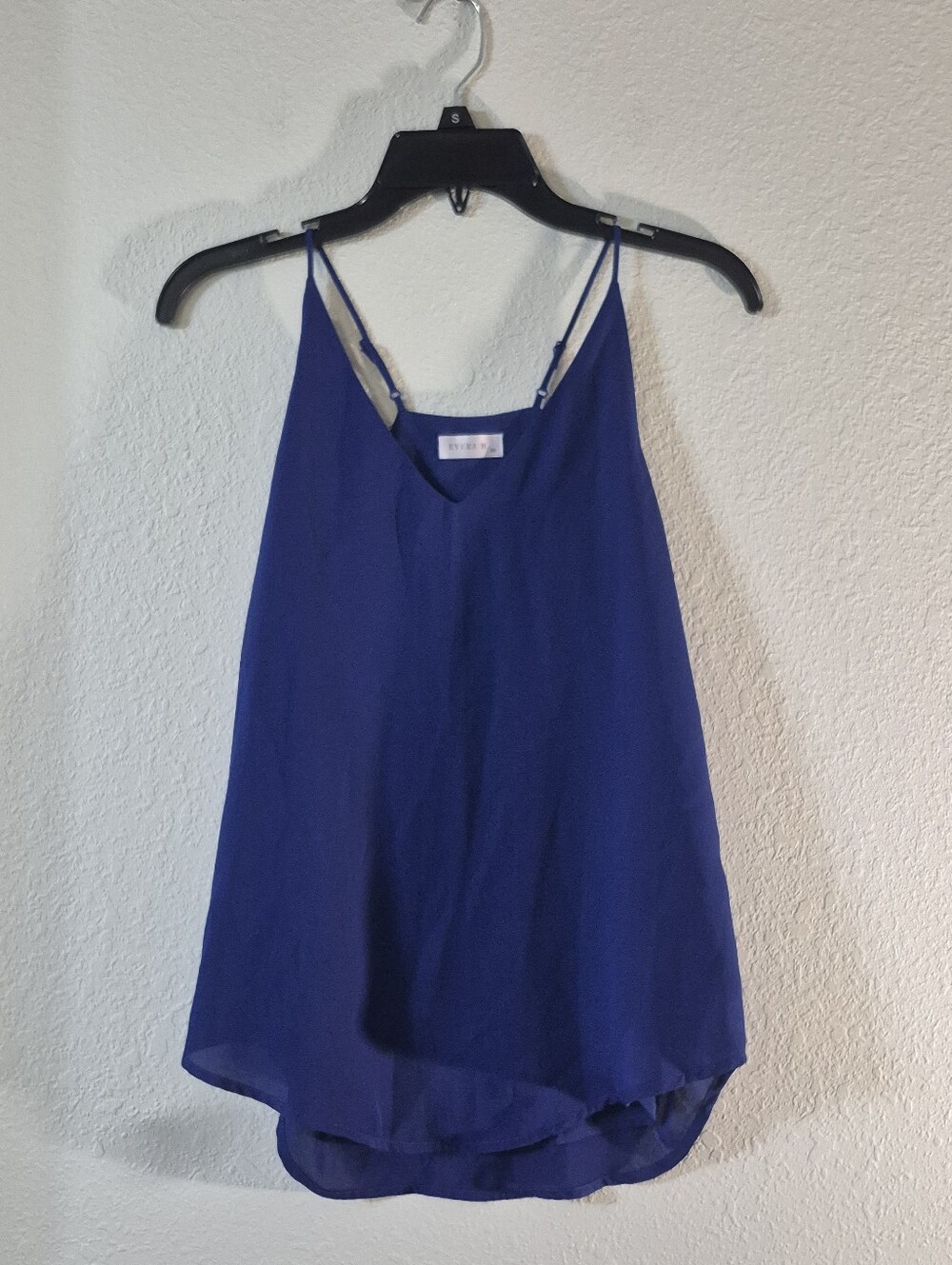 Flowy Royal Blue Spaghetti-Strap Cami